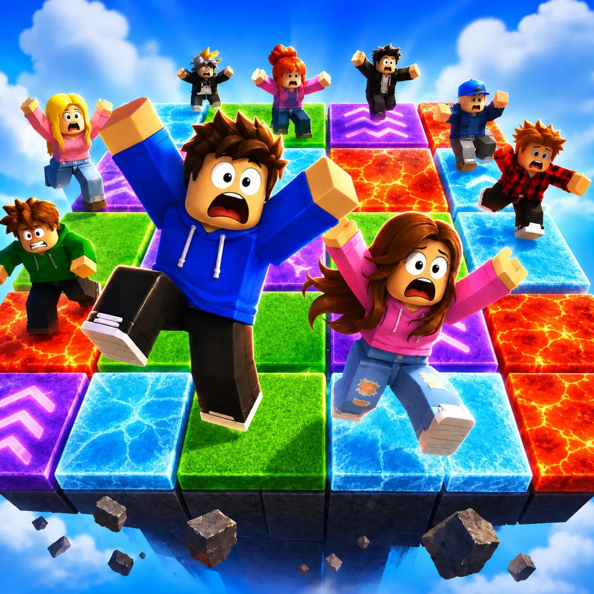 Floor is Random Arena Survival Roblox game artwork